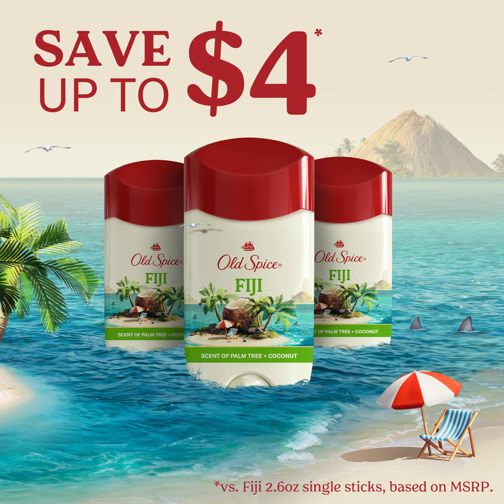 Old Spice Fiji long-lasting fragrance captures Fiji vibes for confidence