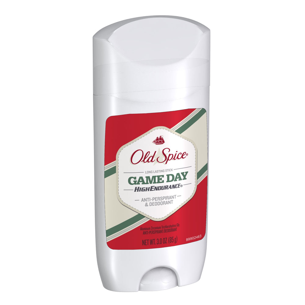 Old Spice Game Day scent profile visual with fir and clove notes