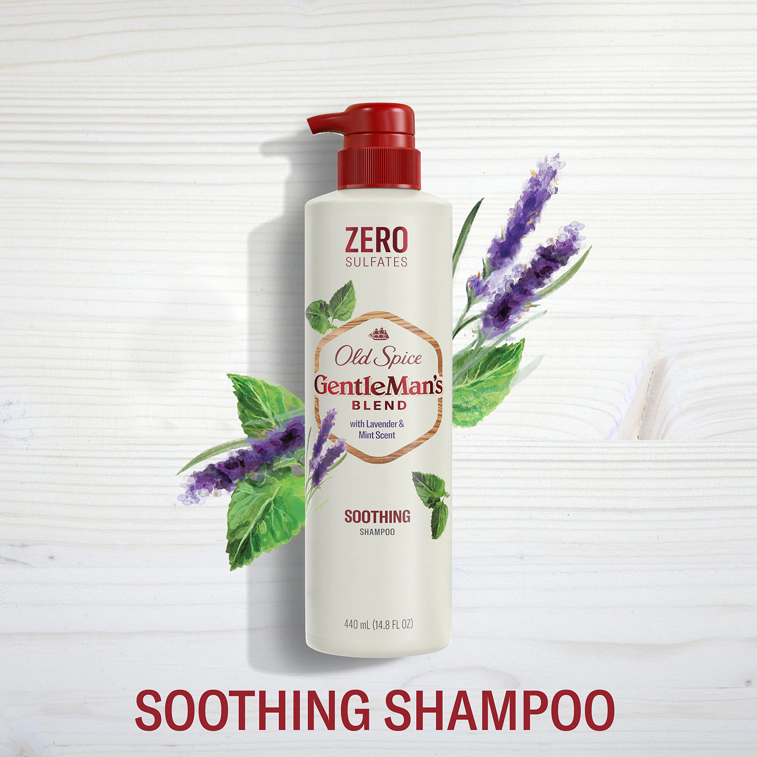 Old Spice Gentlemans Blend packaging closeup highlights classic masculine branding and scent