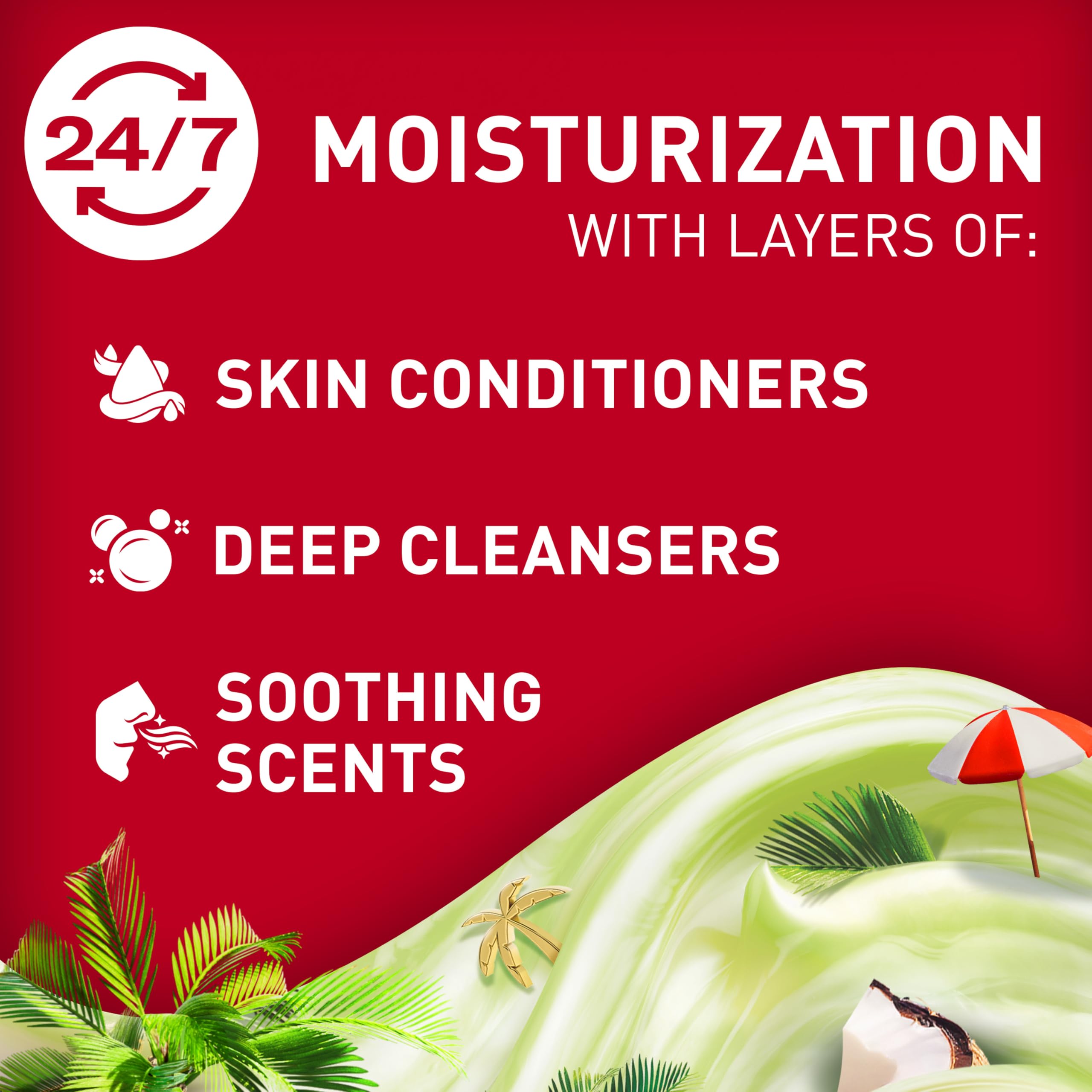 Old Spice Gentlemans Super Hydration pour shows easy shower application and smooth lather.