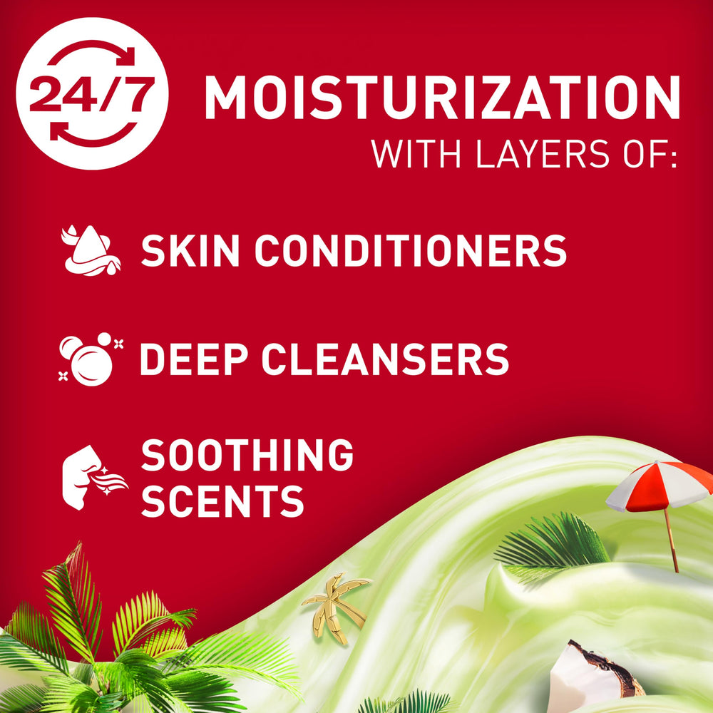 Old Spice Gentlemans Super Hydration pour shows easy shower application and smooth lather.