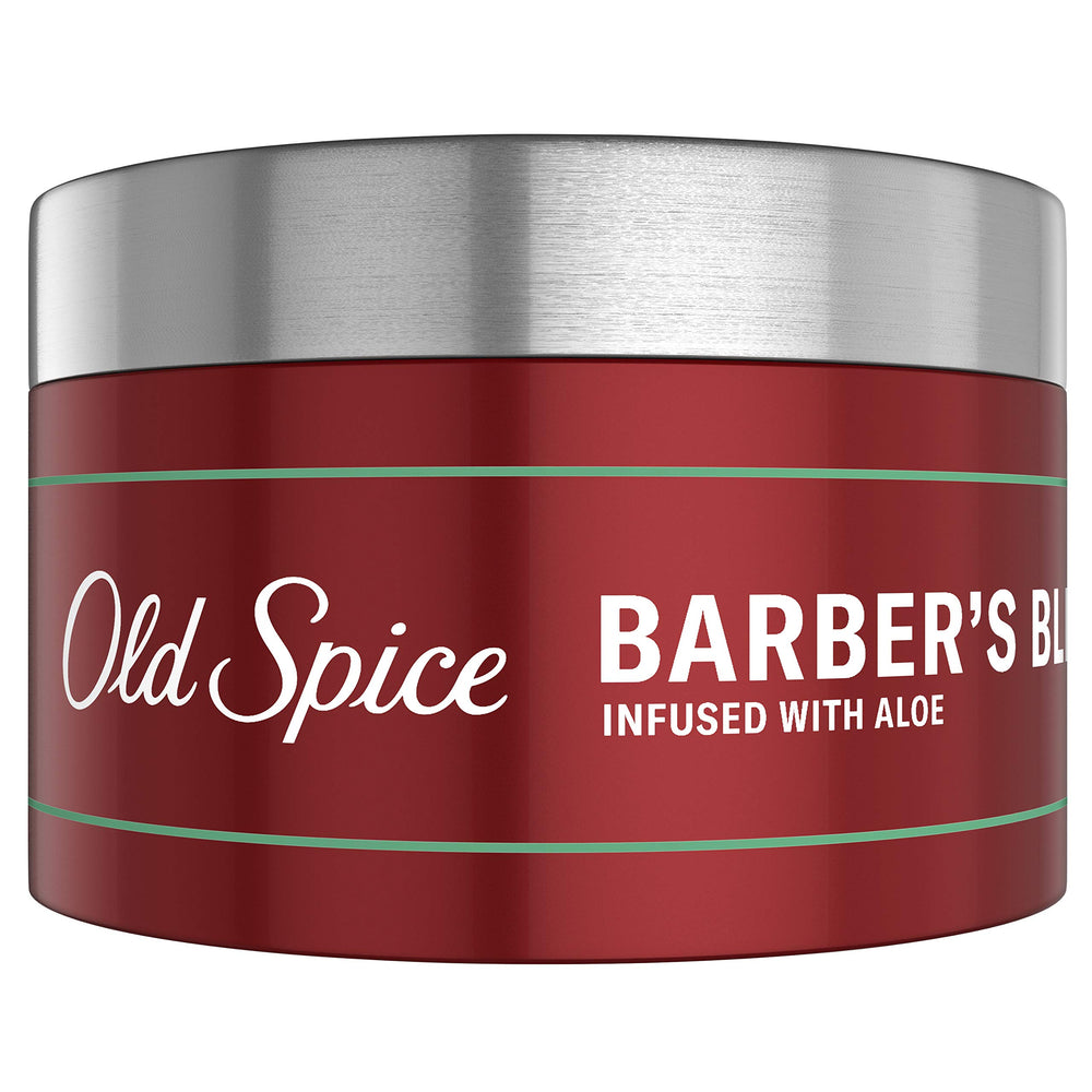 Old Spice Hair Styling Cream low-shine finish highlights subtle texture and natural look.