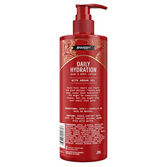 Old Spice hand and body lotion closeup reveals lightweight texture