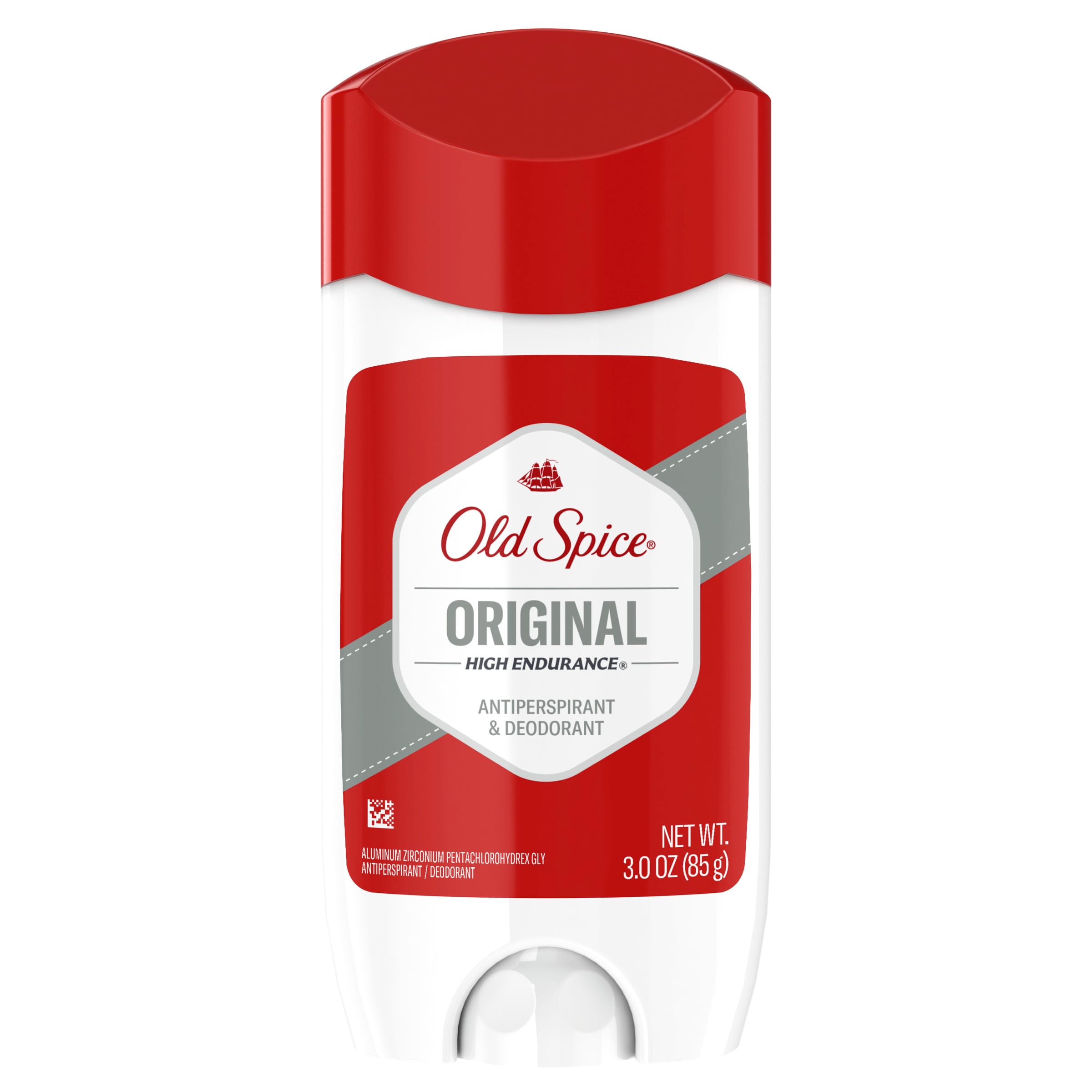Old Spice High Endurance original deodorant bottle with classic branding for daily freshness.