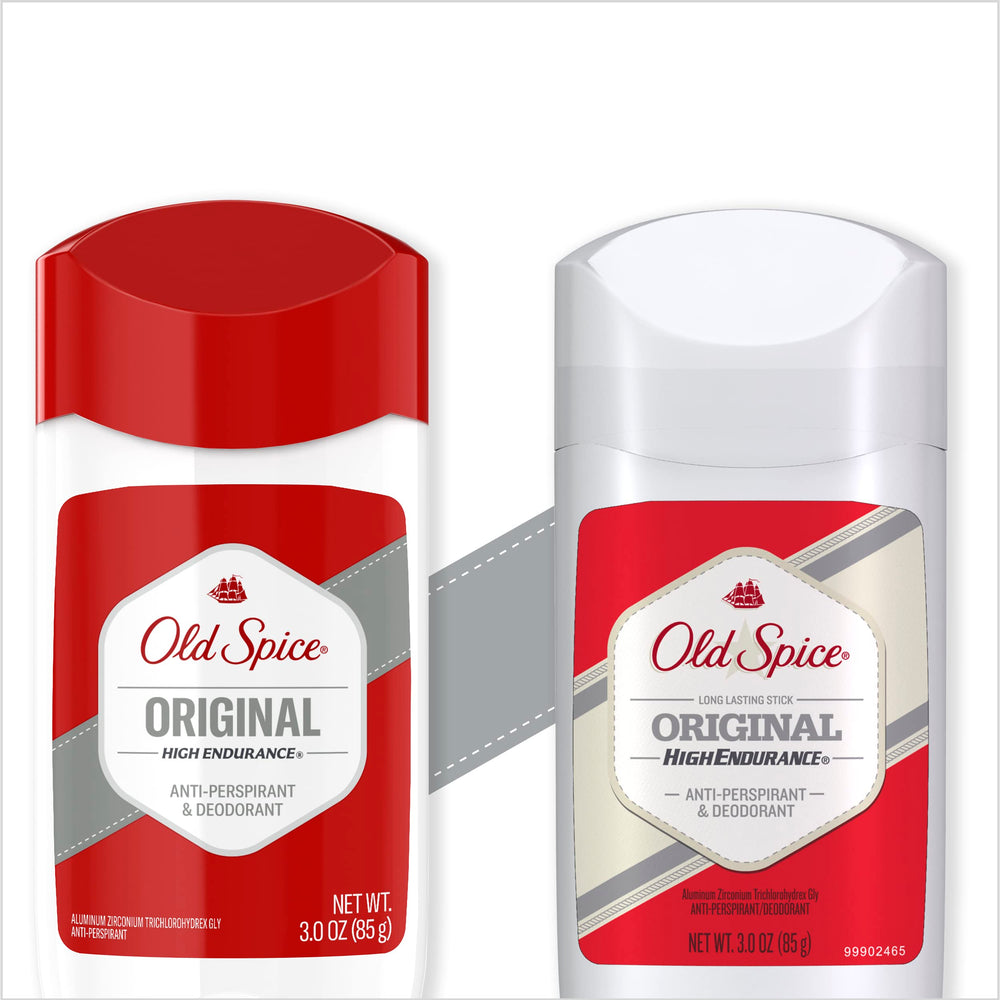 Old Spice High Endurance Original scent profile evokes bold daily use.