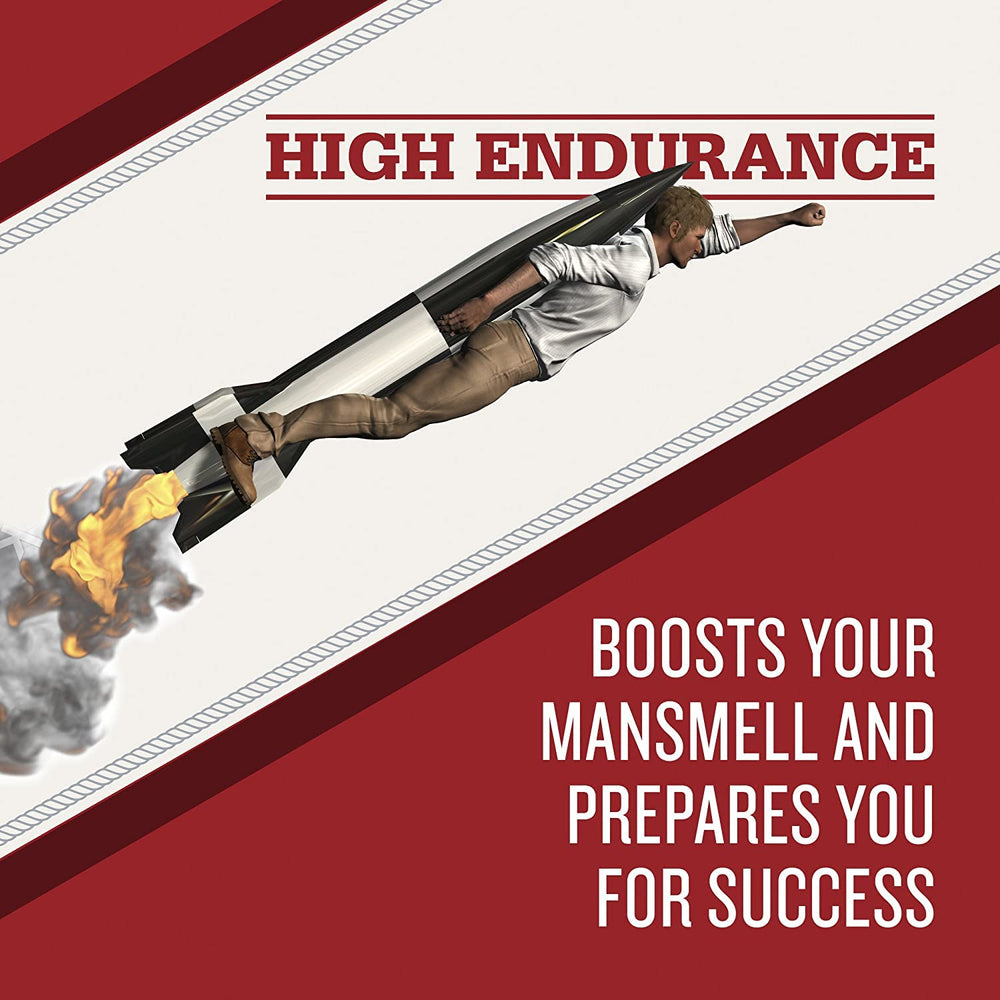 Old Spice High Endurance Original scent visuals highlight long-lasting fragrance