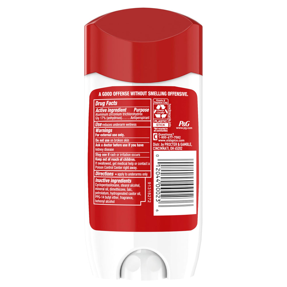 Old Spice High Endurance 2-pack packaging showing value and convenience.