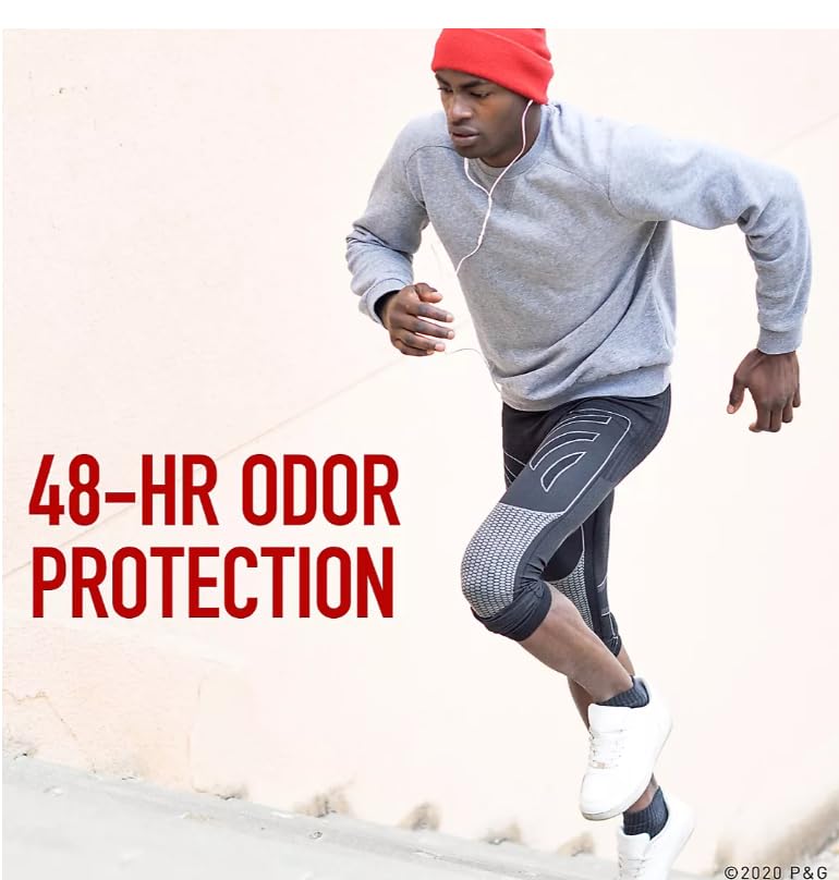 Old Spice High Endurance Pure Sport stick in hand highlighting its compact 12-ounce size.