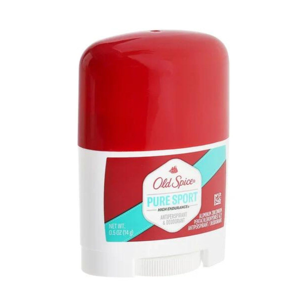 Old Spice High Endurance Pure Sport travel kit box ready for travel and freshness