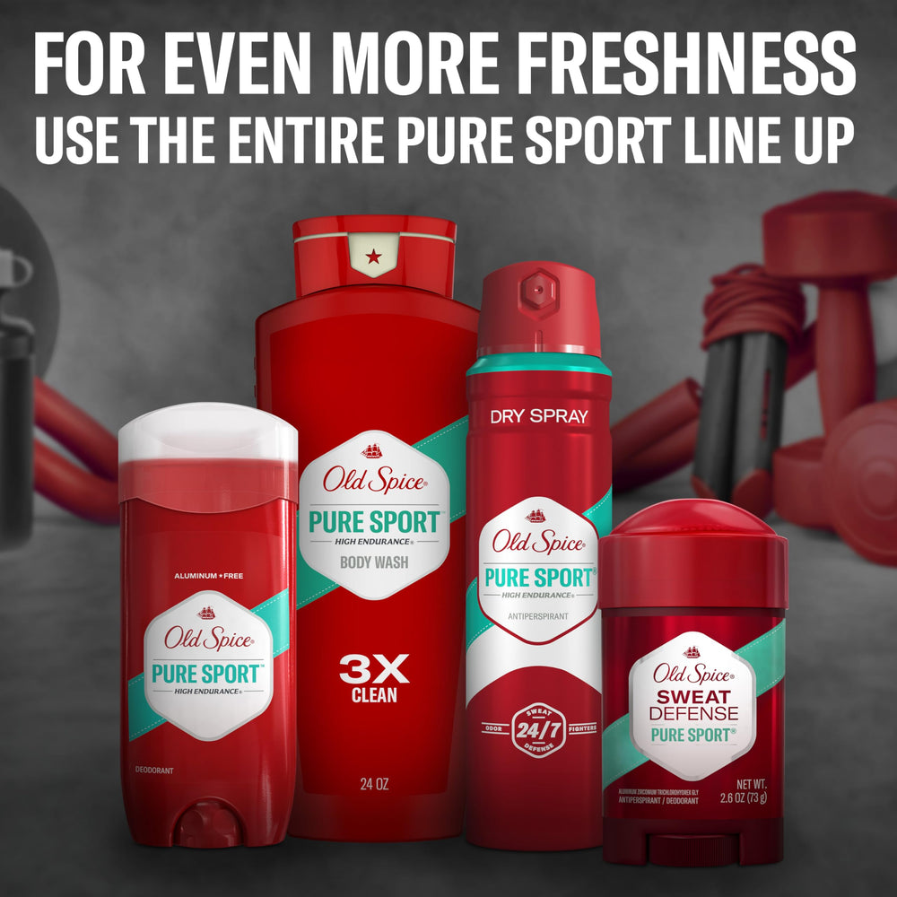 Old Spice High Endurance scent trail captured with splash imagery