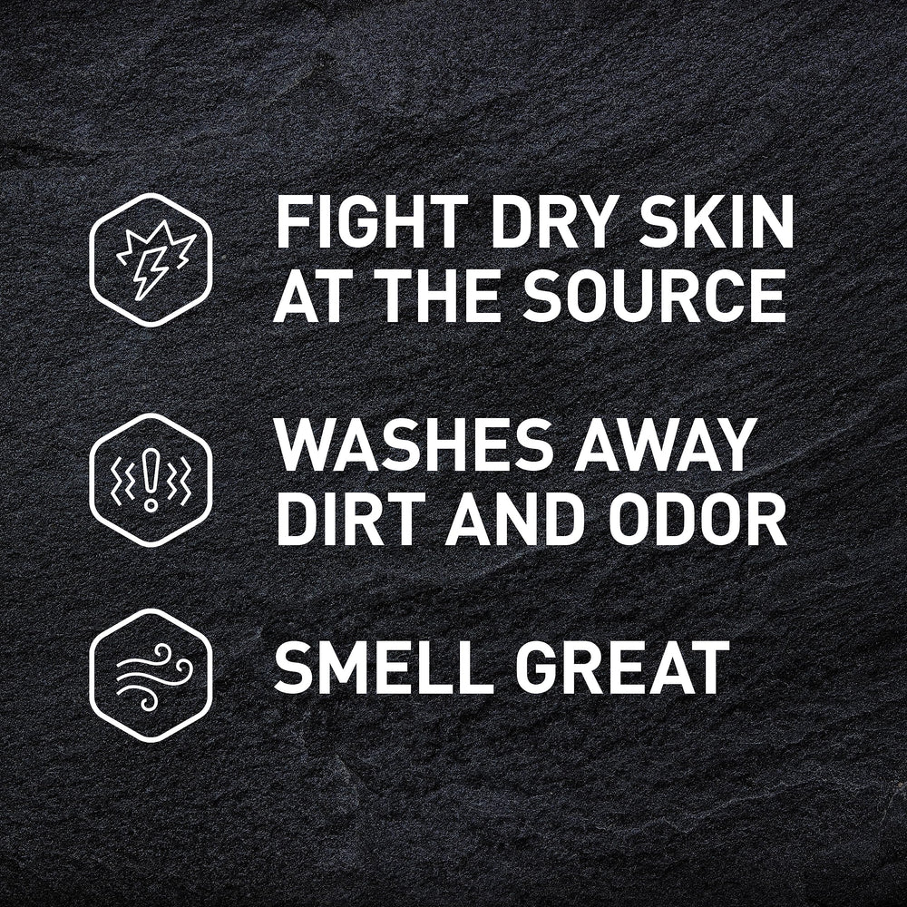 Old Spice Hydro Wash foam on skin illustrating rich cleansing and fragrance release