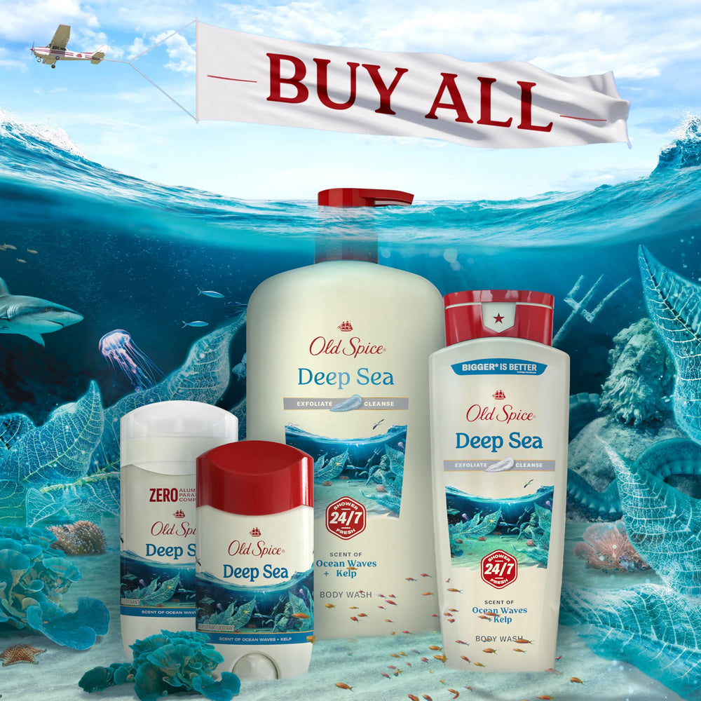 Old Spice Men's Care Collection suggests versatile, everyday freshness rituals.