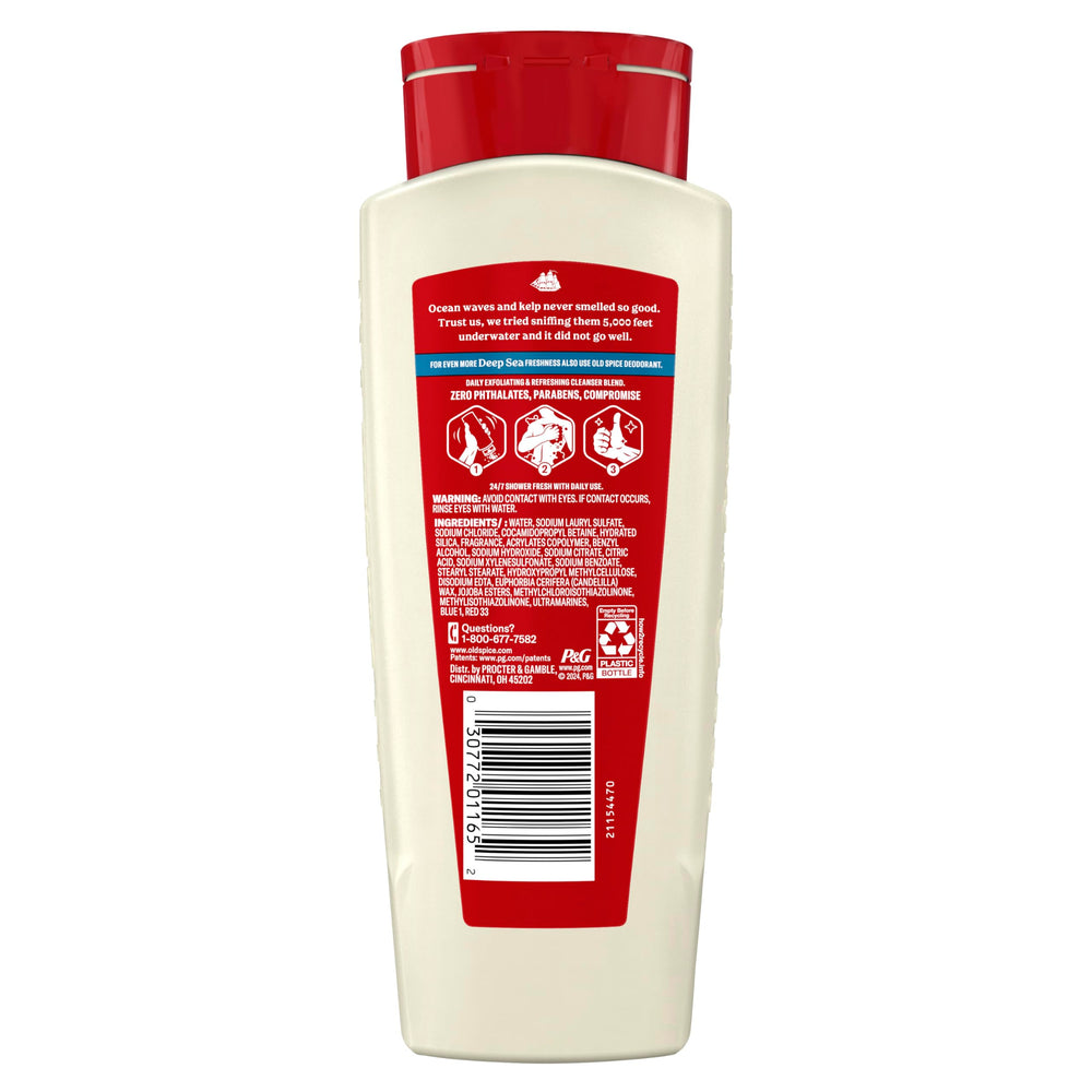 Old Spice Ocean waves ambience creates invigorating, ocean-inspired atmosphere in shower.