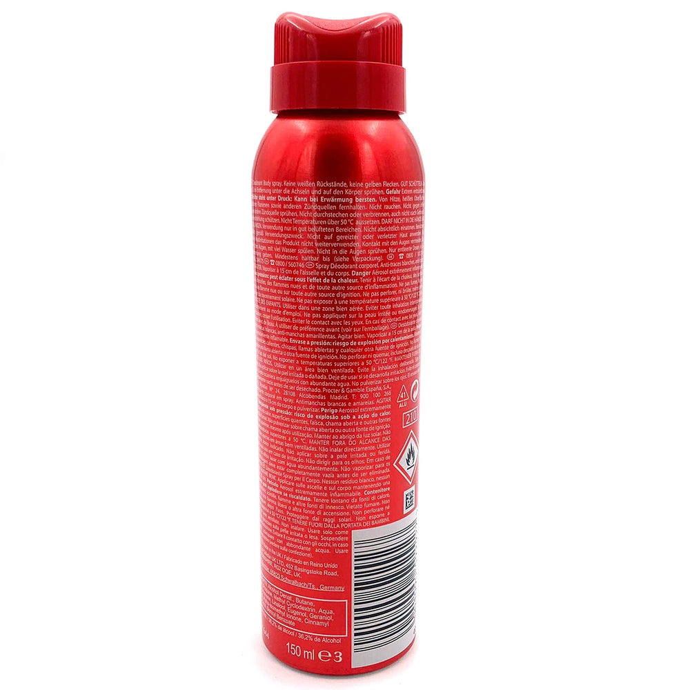Old Spice Original body spray angled view showing smooth fragrance for everyday confidence