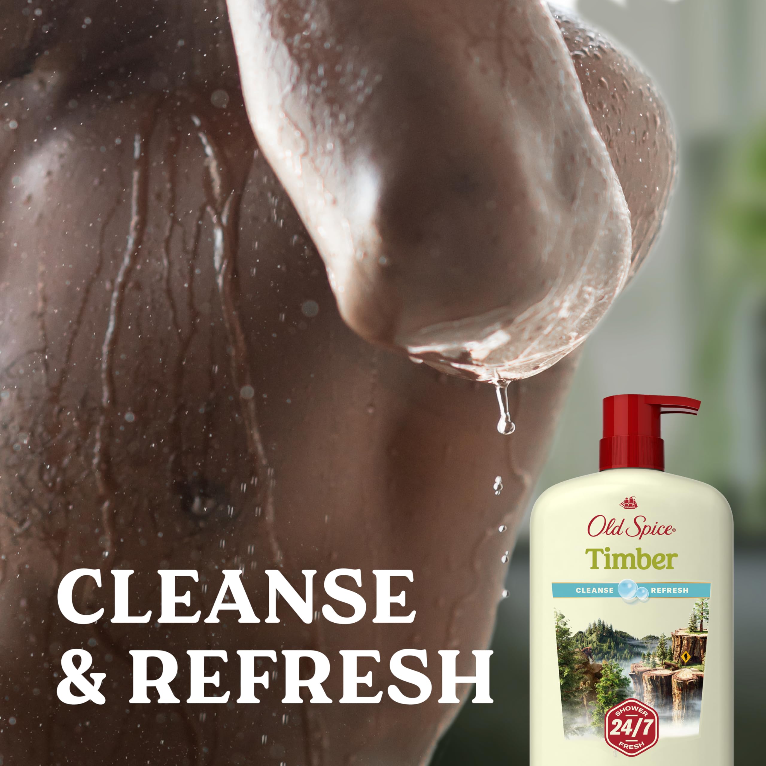 Old Spice 4-pack box emphasizes value and consistent freshness across a household