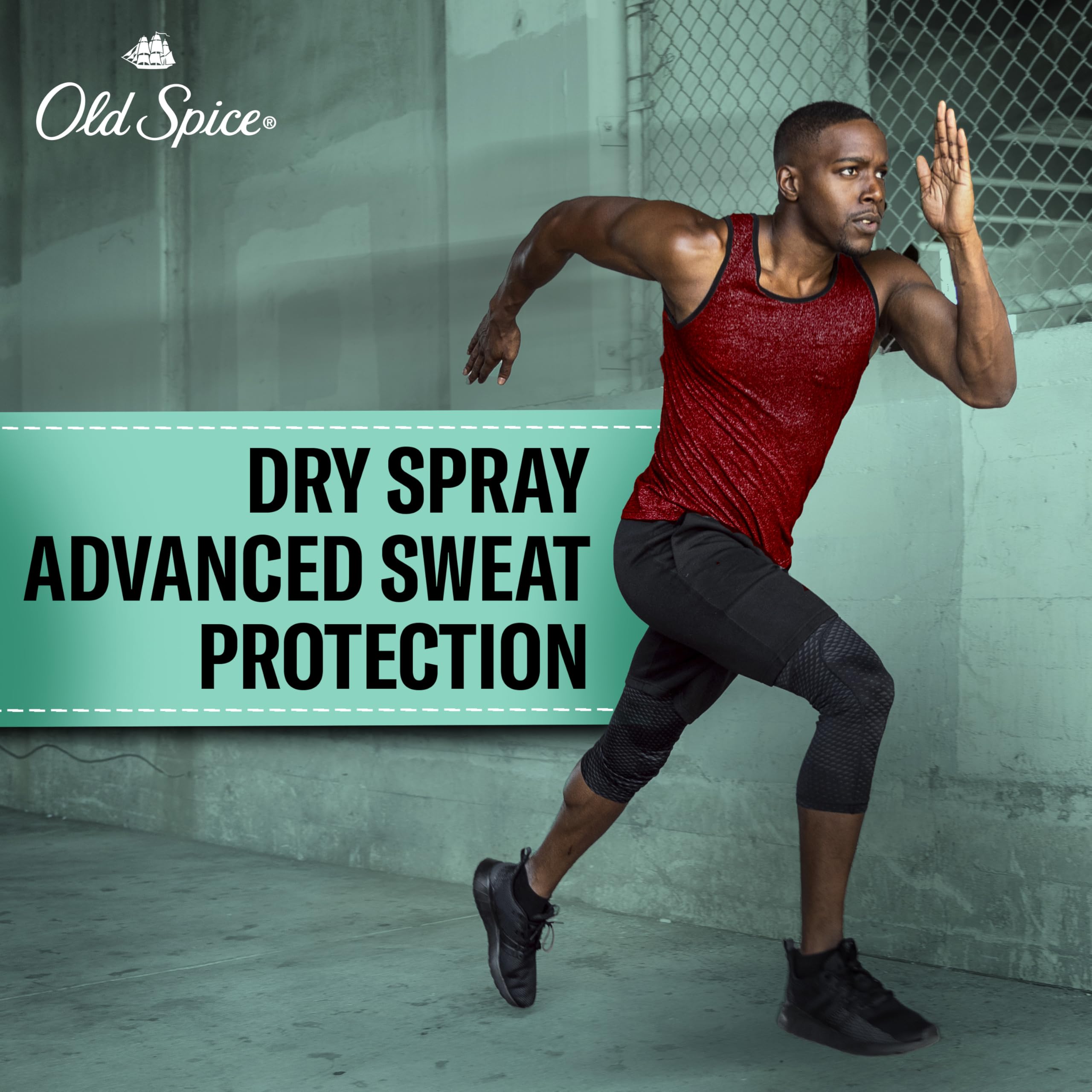 Old Spice Pure Sport packaging front highlights a three-pack savings.