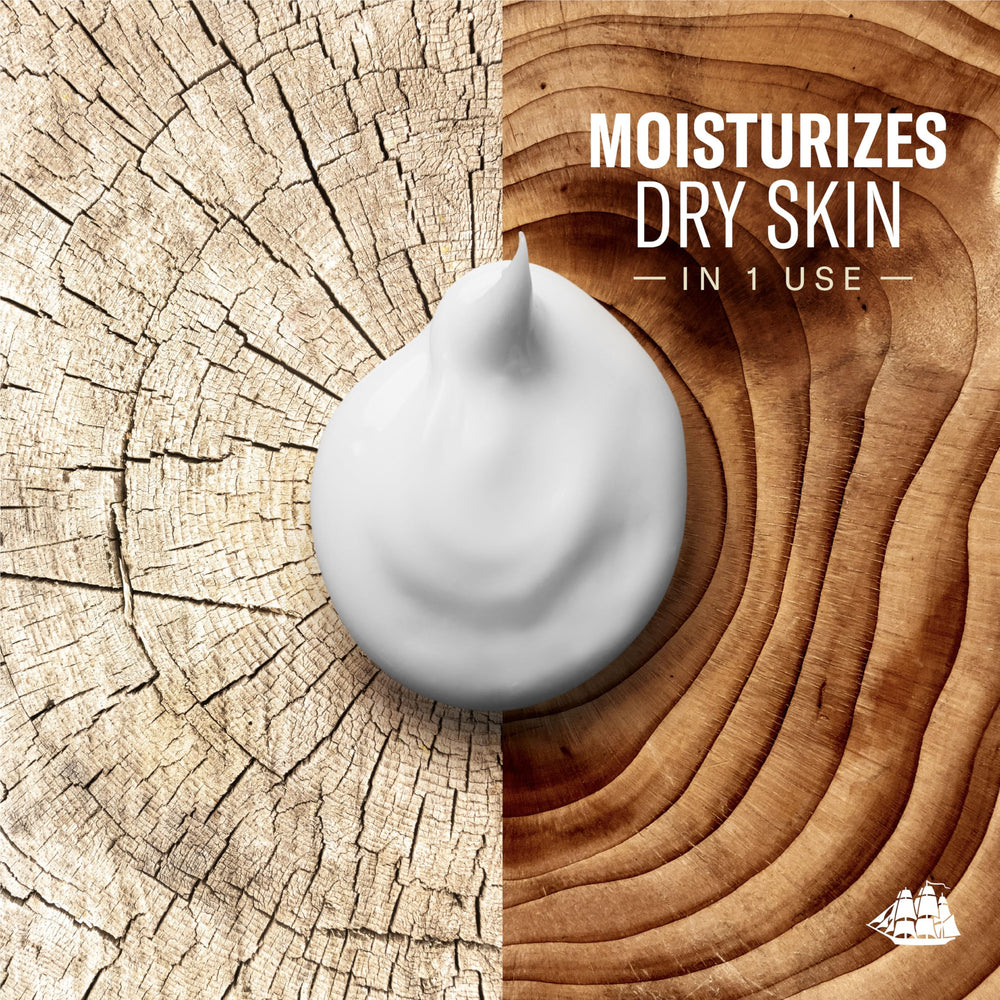 Old Spice Gentleman's Lotion two-pack packaging shown for value and convenience.