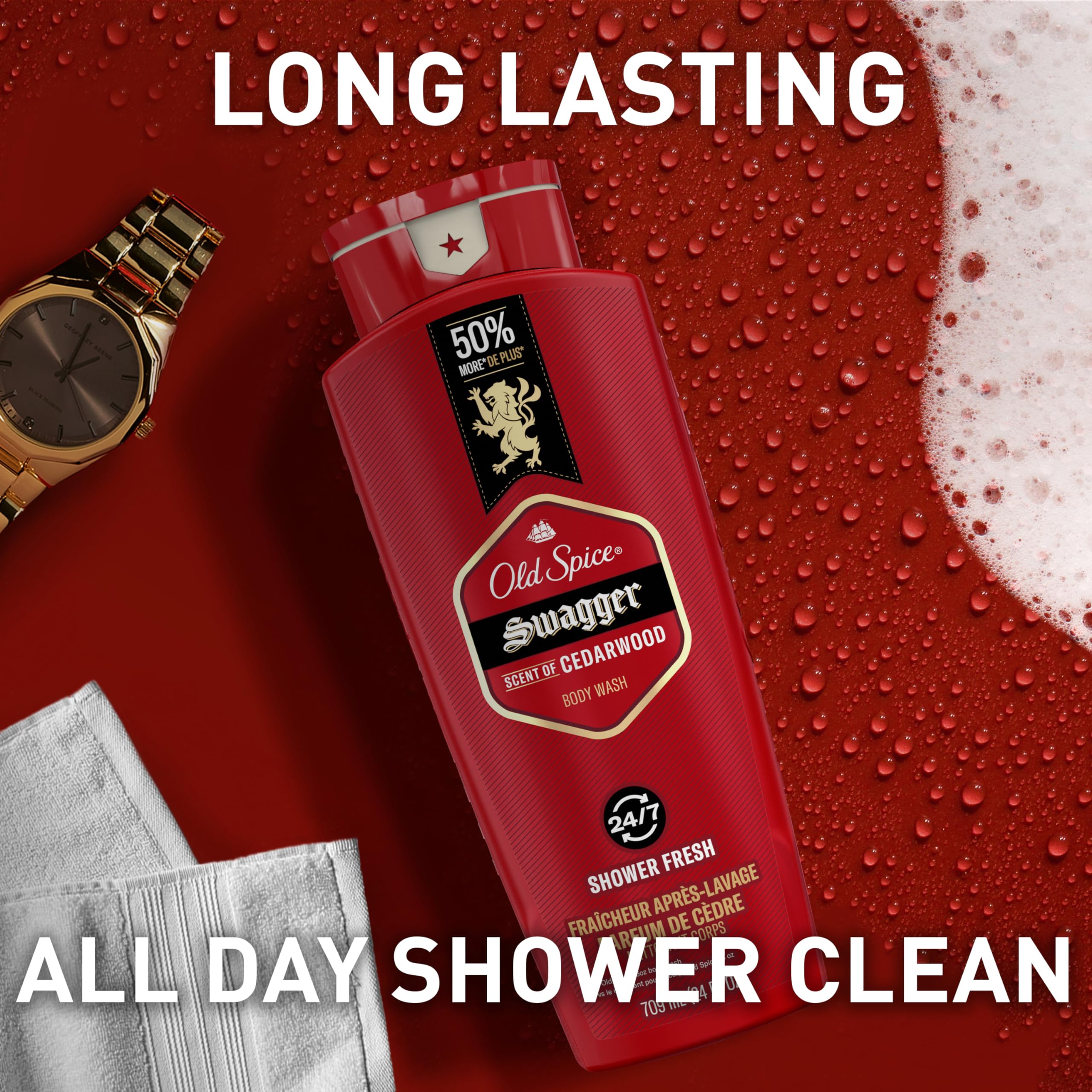 Old Spice 24oz pack of 2 backside shows consistent value and packaging