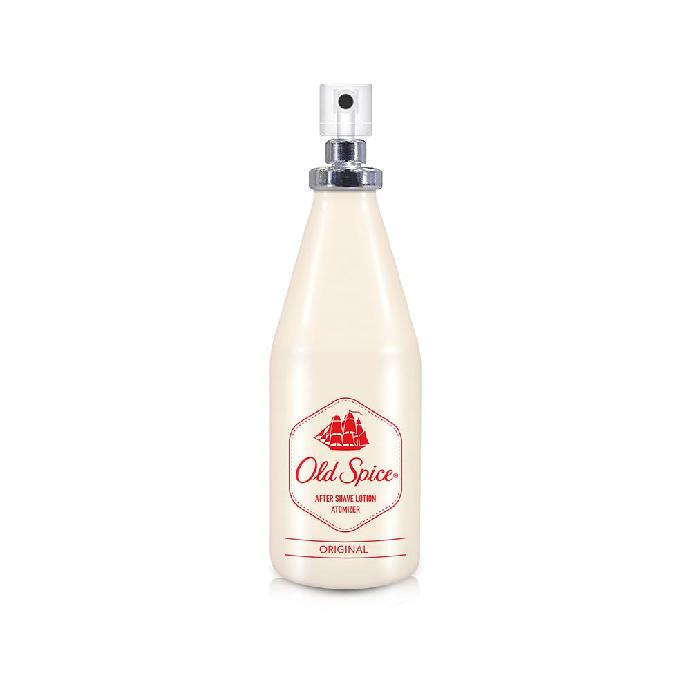 Refreshing mist on neck after shave creates a clean, energized feeling