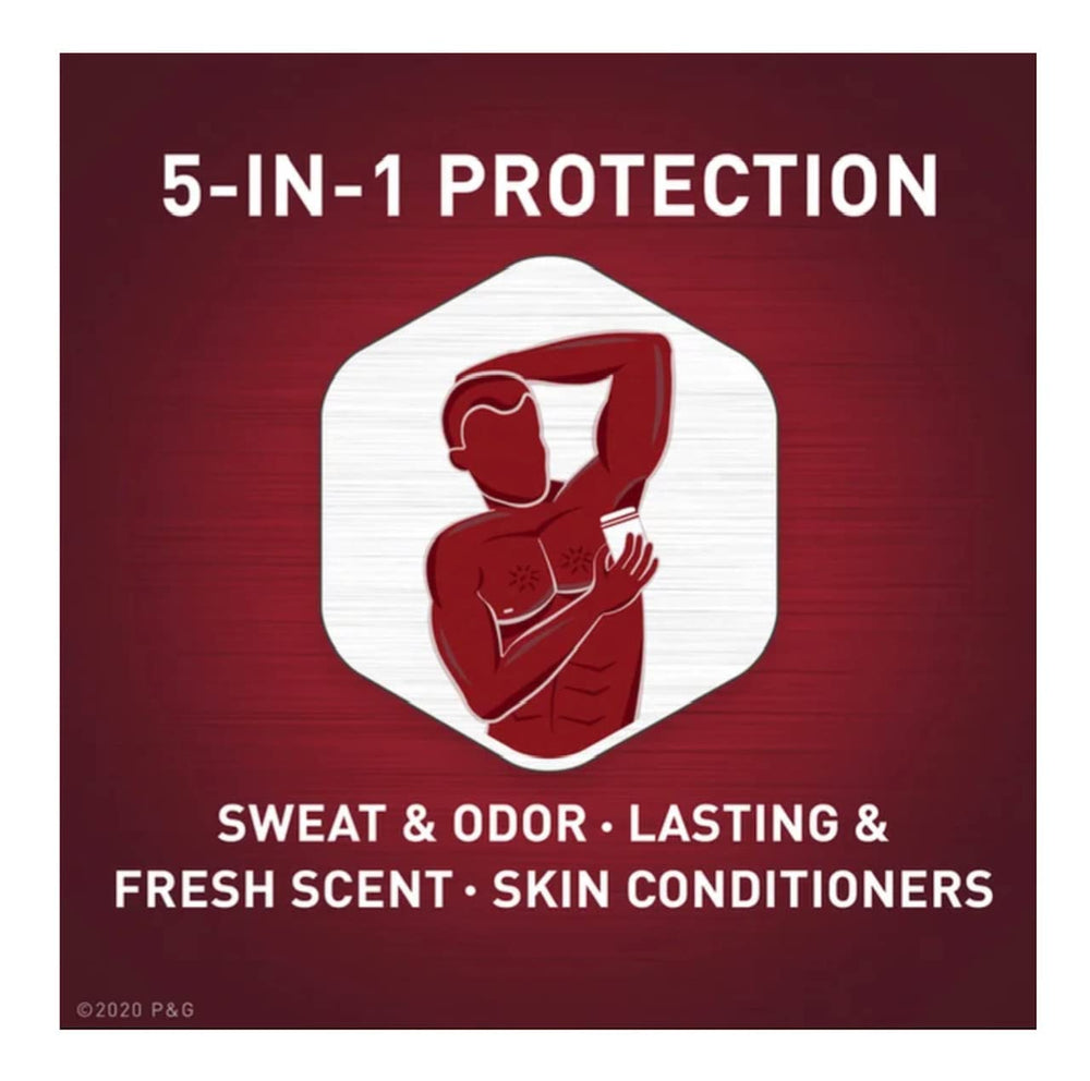 Old Spice soft solid formula delivers gentle glide with skin comfort during wear.