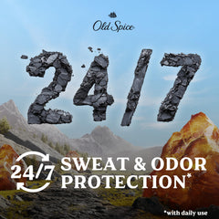 Old Spice Swagger travel-size body wash bottle for on-the-go freshness.