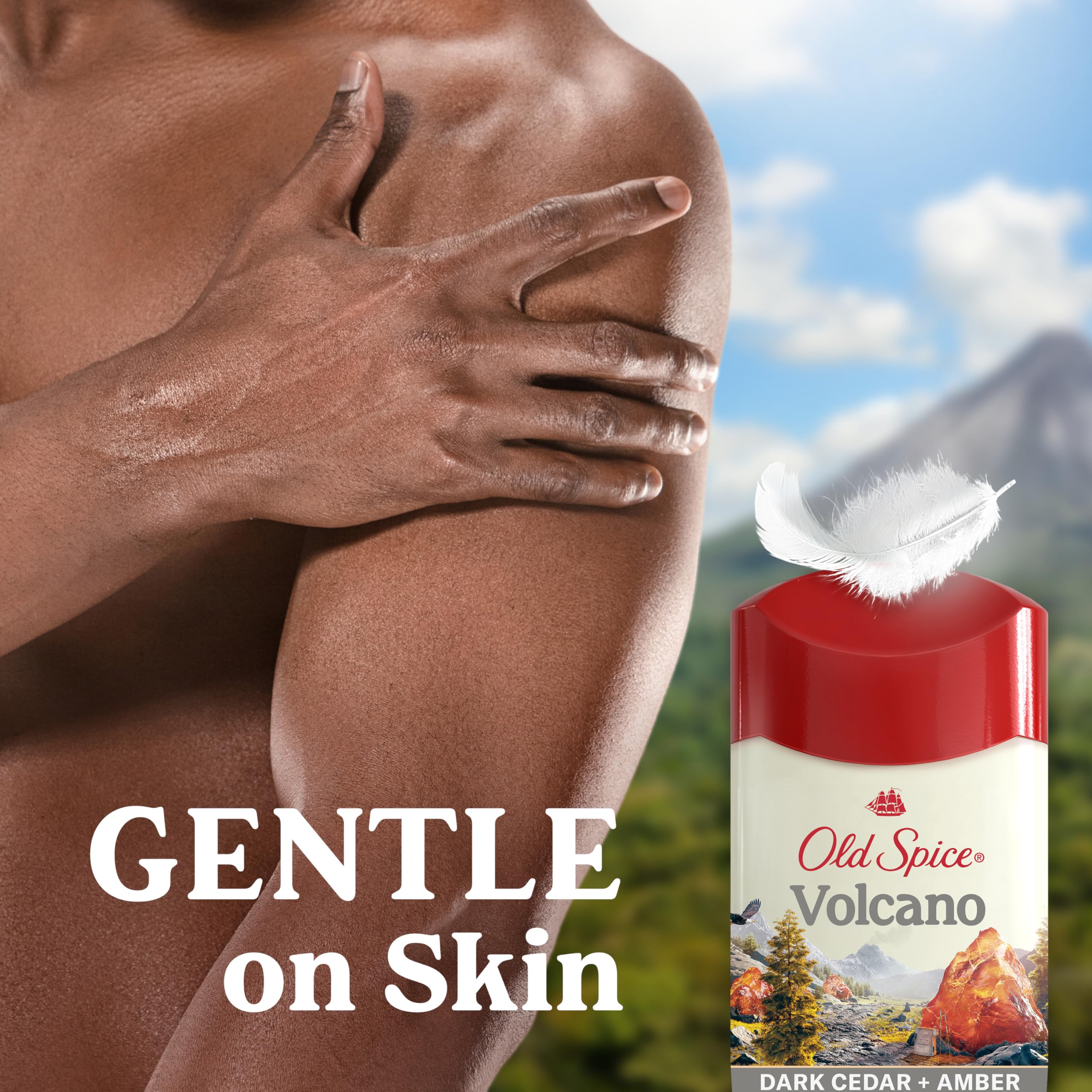 Old Spice Volcano antiperspirant sticks arranged for a multi-pack setup.