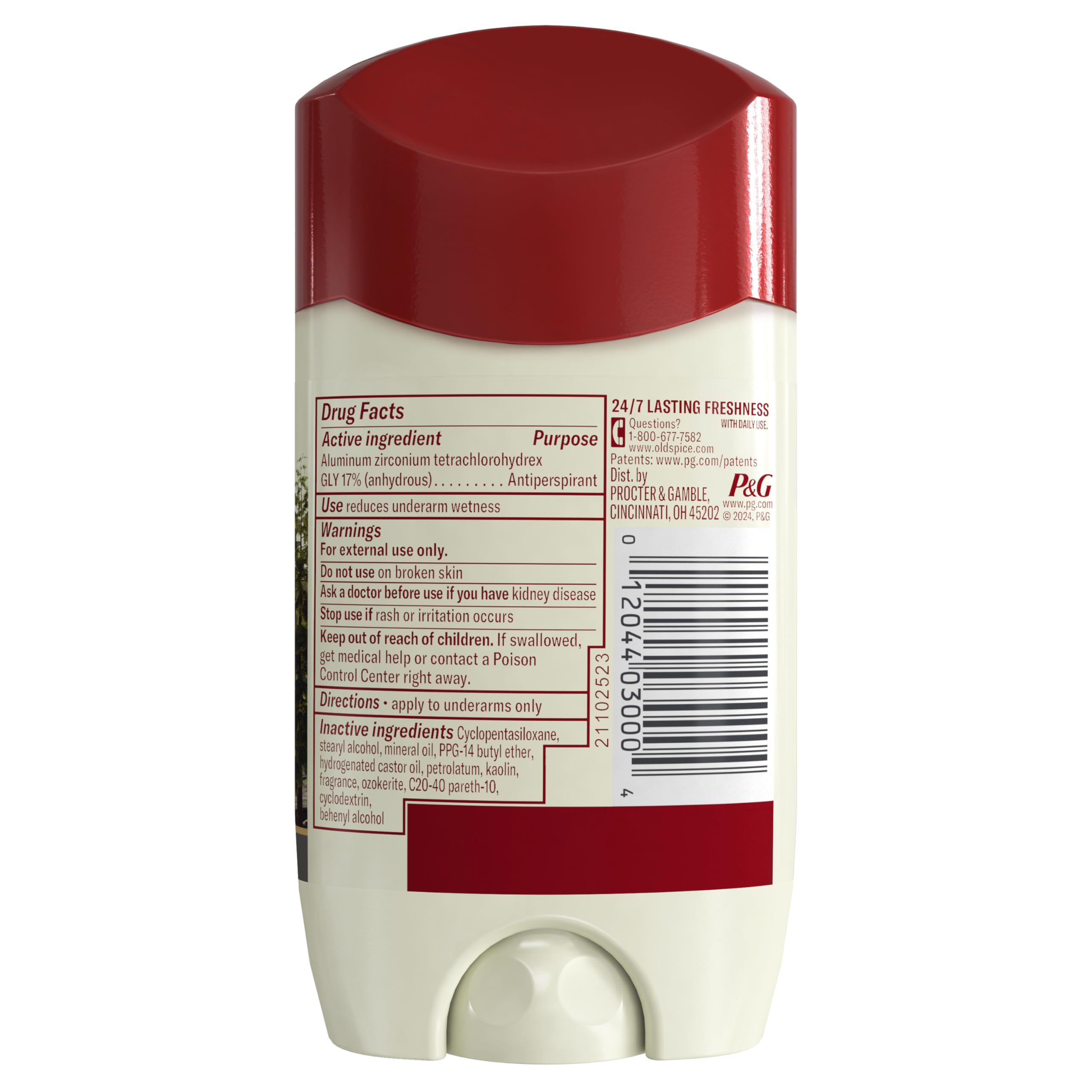 Old Spice Swagger body wash travel-size with compact design for easy packing.