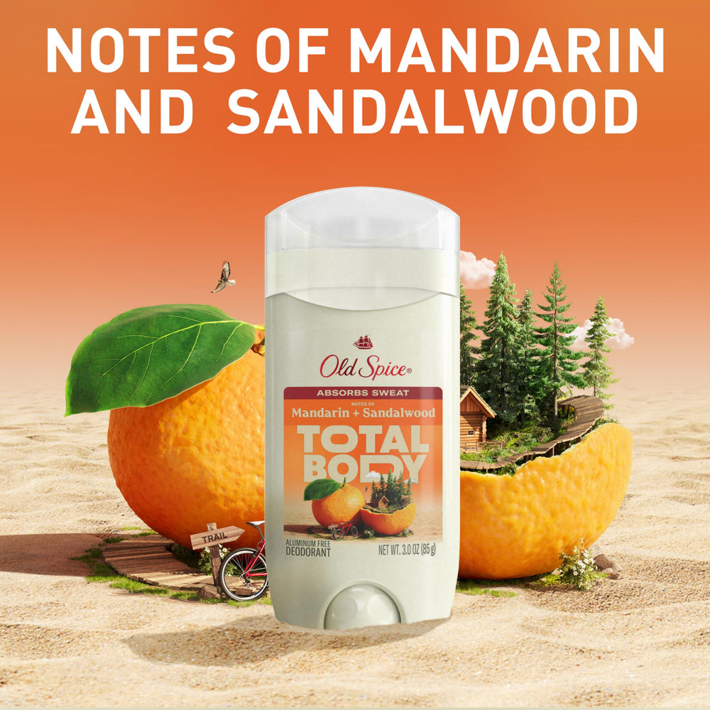 Old Spice Mandarin-Sandalwood swirl illustrates bold scent without overpowering spaces