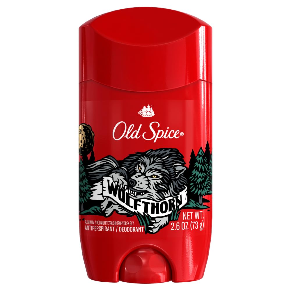 Old Spice Wolfthorn application swipe demonstrating easy glide for quick refresh.