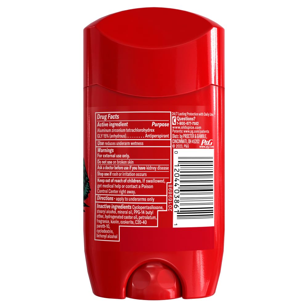 Old Spice Wolfthorn scent profile highlights bold, woody-citrus notes for everyday wear.