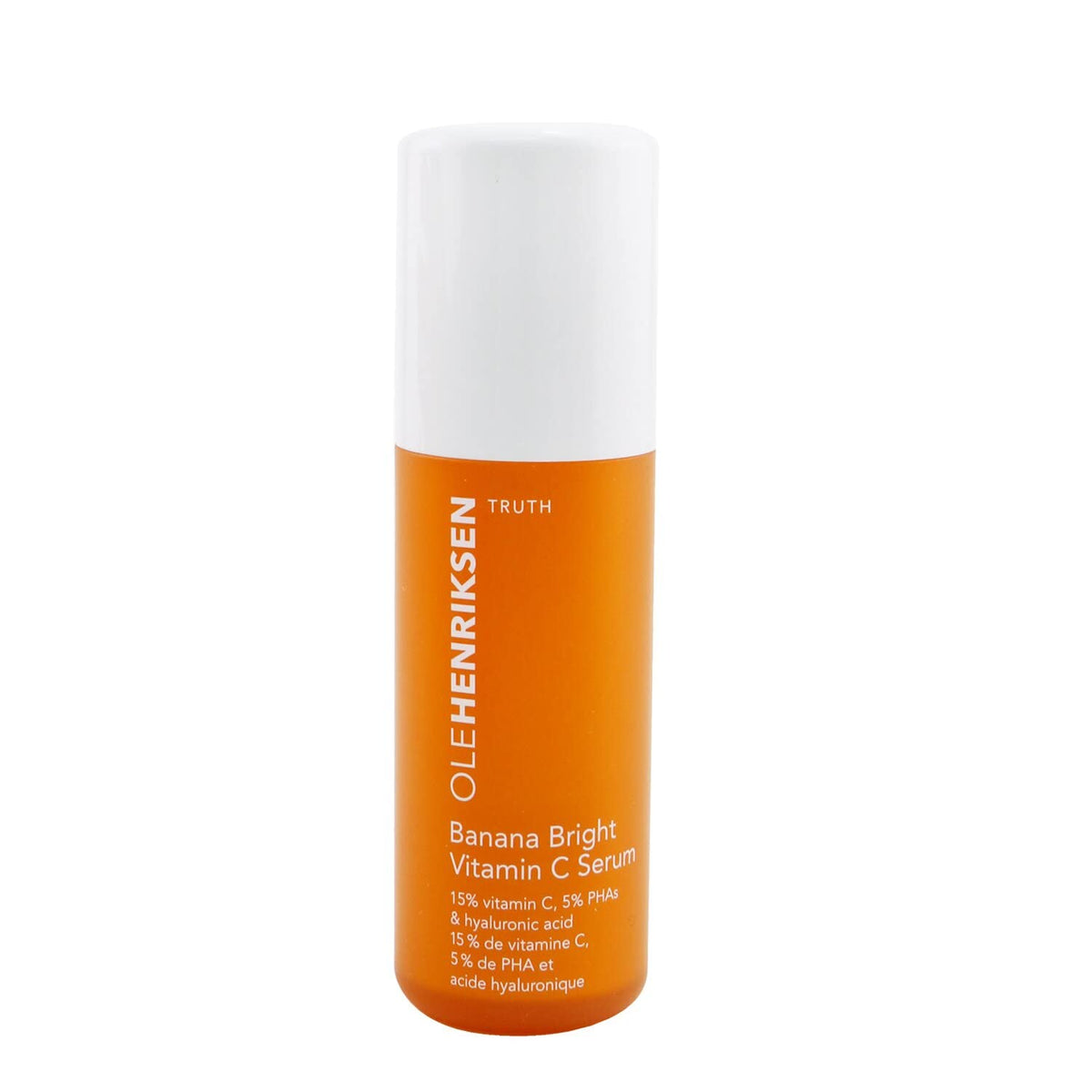 Ole Henriksen Banana Bright serum bottle with daily brightening routine
