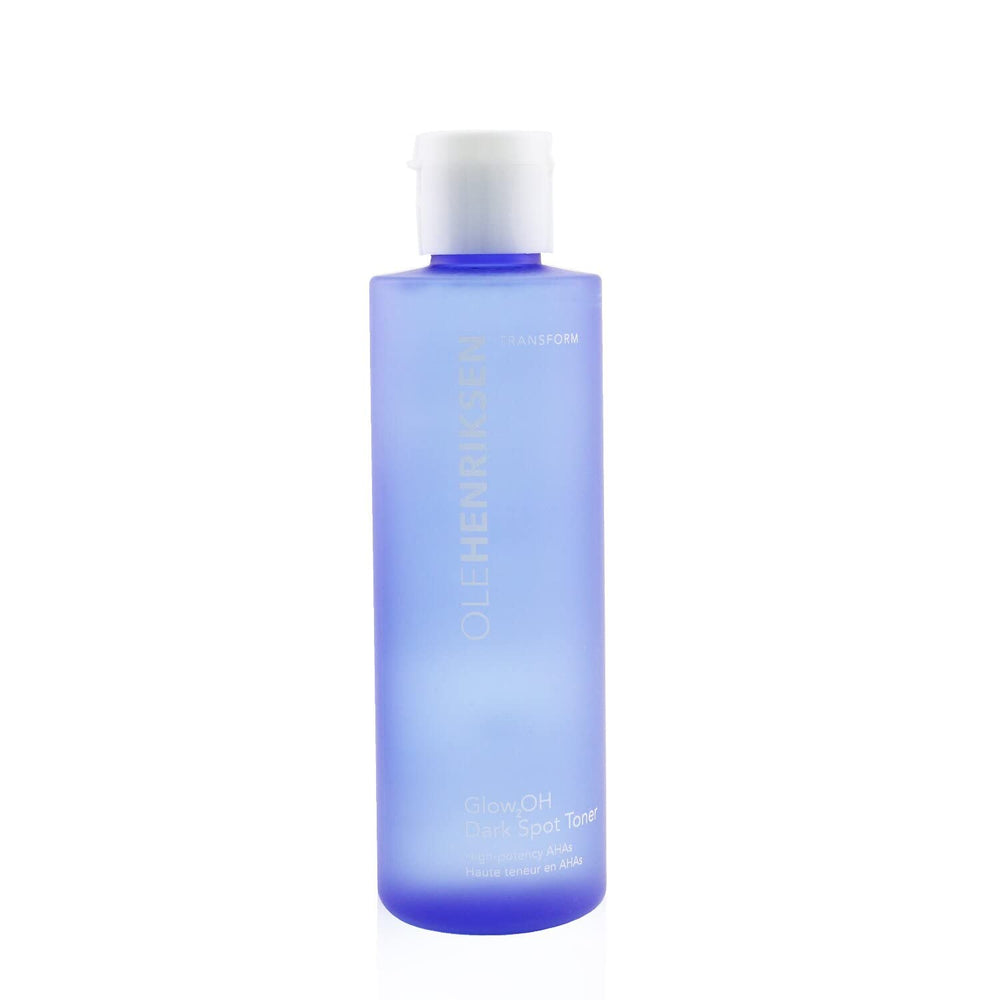 Ole Henriksen Glow2OH toner bottle ready for brightening skincare routine.