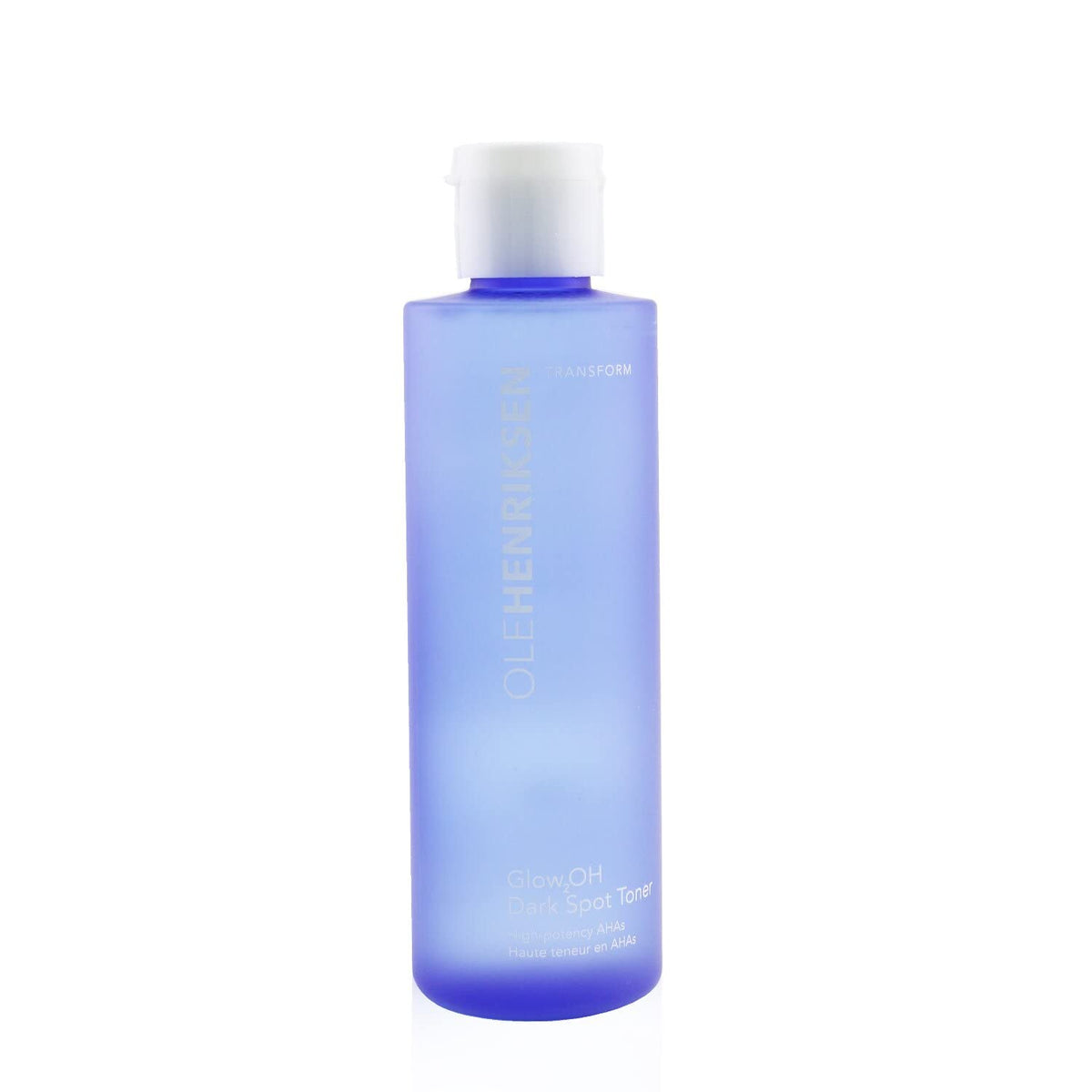 Ole Henriksen Glow2OH toner bottle ready for brightening skincare routine.