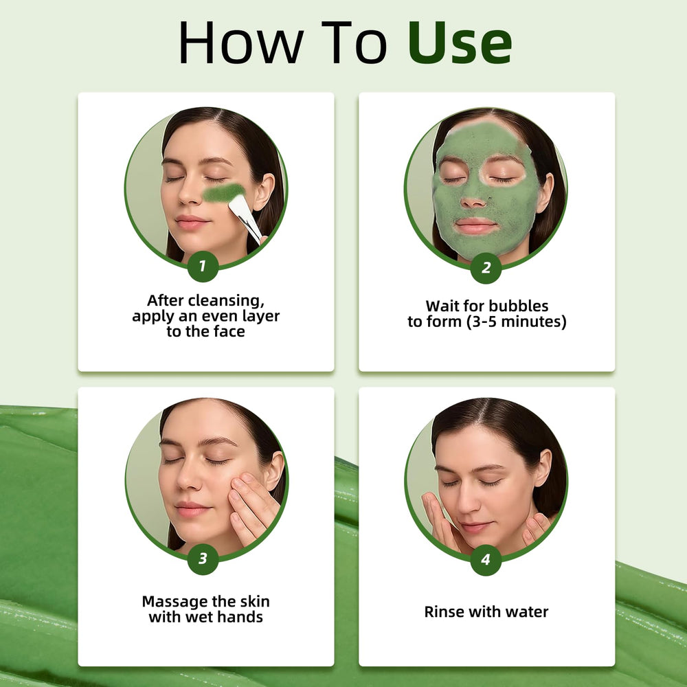 OLELON Holy Basil Bubble Mask packaging shows generous 90g jar with user-friendly design