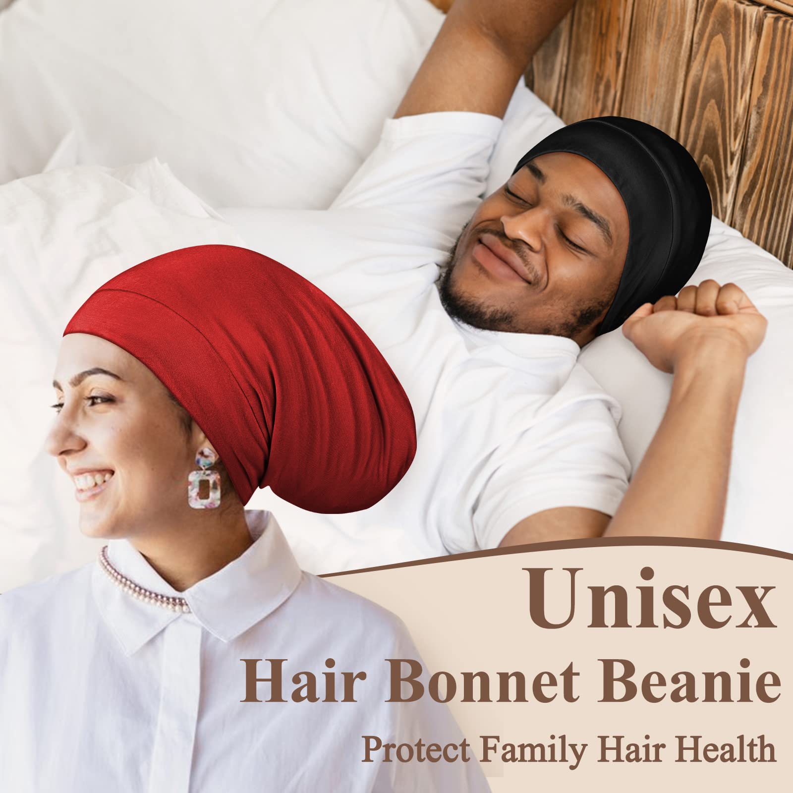 OLESILK Silk-Bonnet is a medium unisex design, ensuring a proper night-time fit.