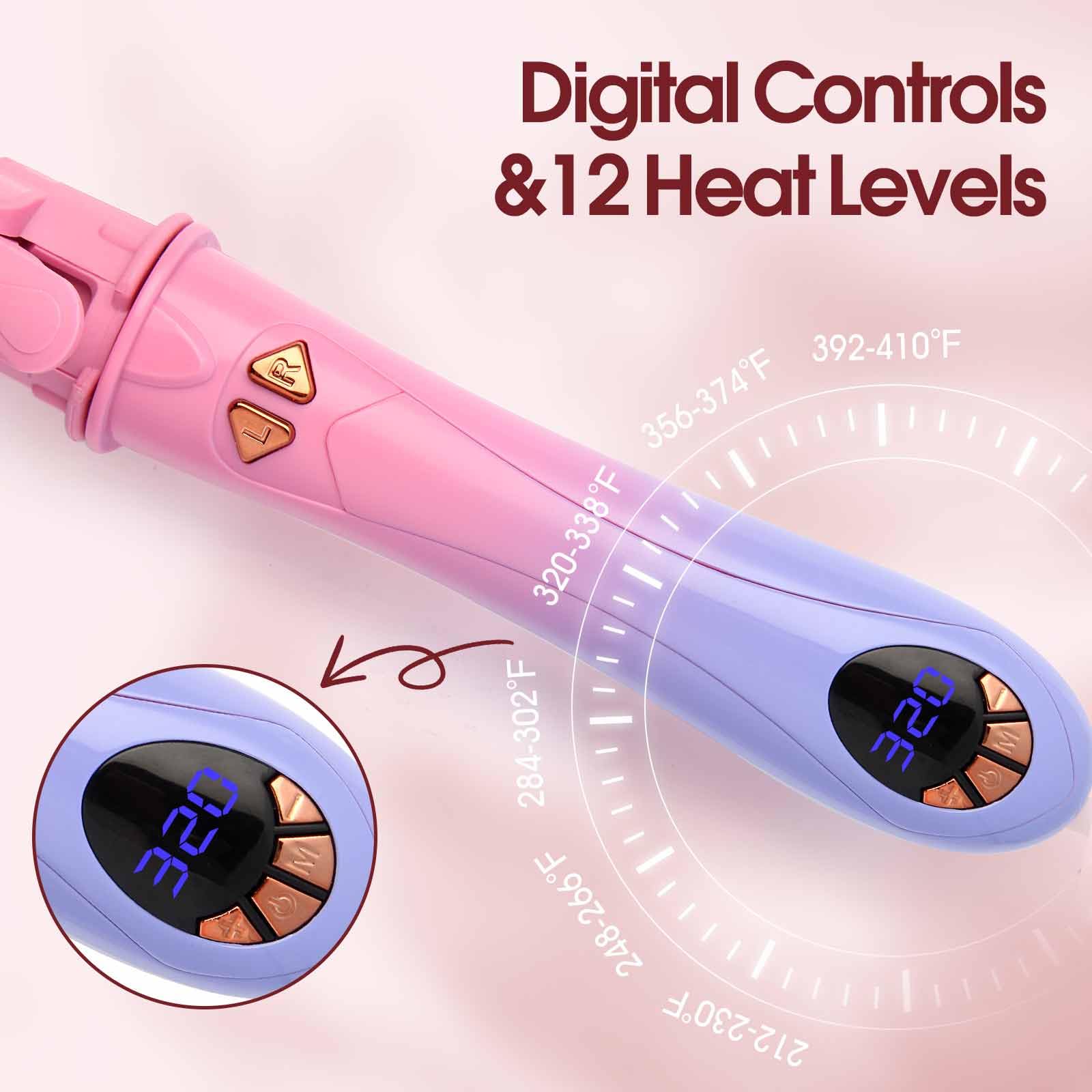 oleydb adjustable temperature protects fine or thick hair types