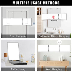 OLIBUY three-way mirror back view reveals overall balance and proportion