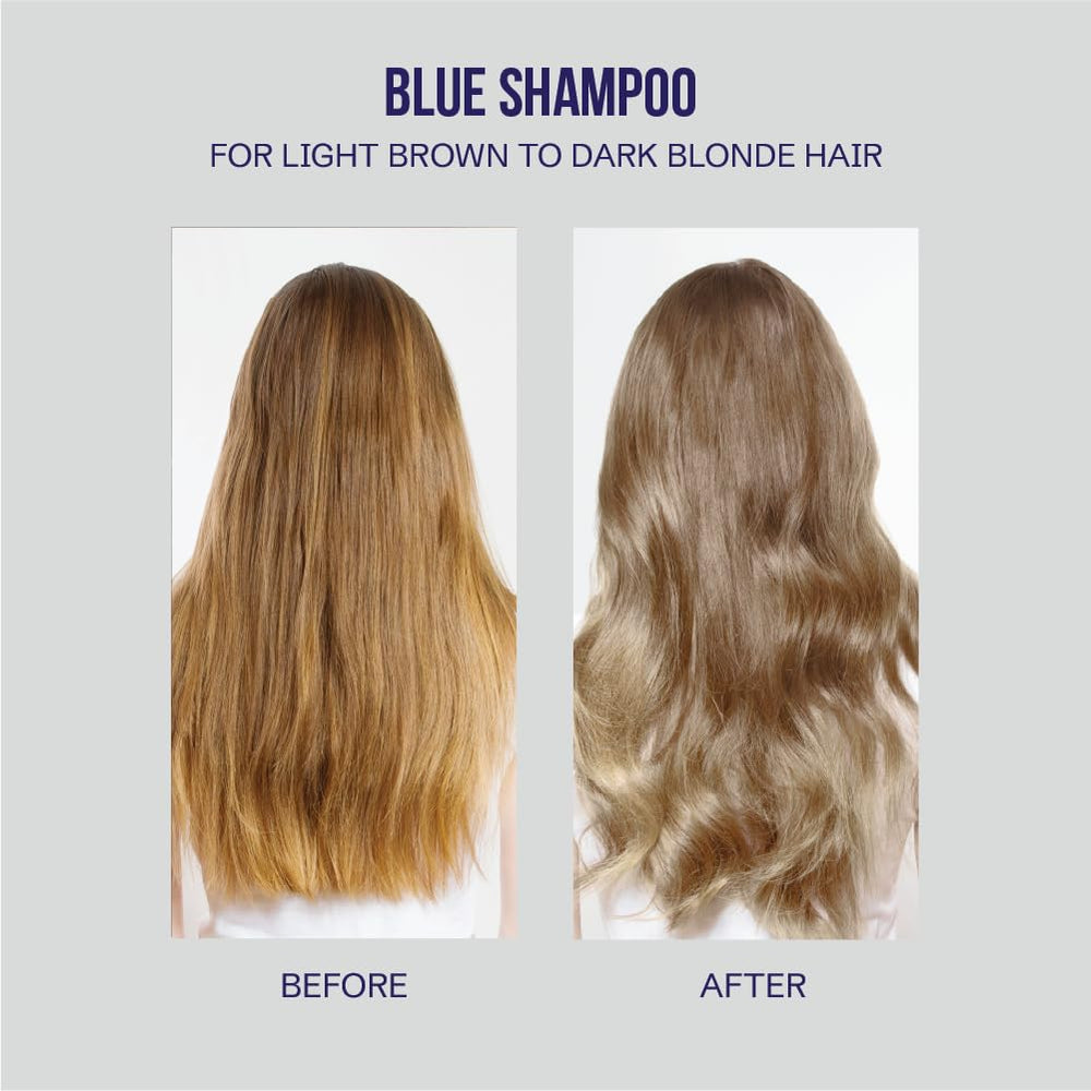 OLIGO PROFESSIONNEL Blacklight Blue Shampoo packaging emphasizes the 8.5 oz bottle.