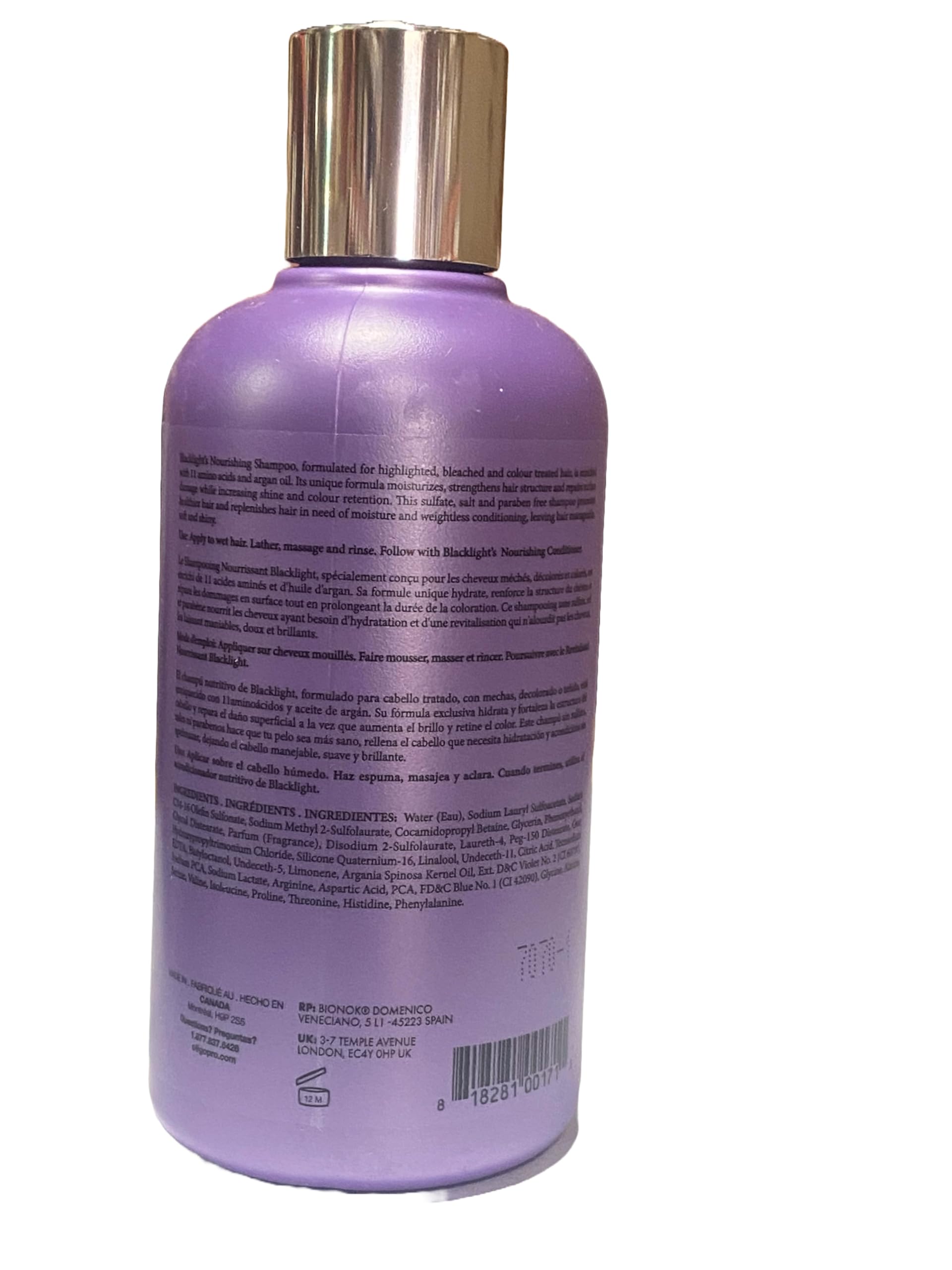 Backlight application steps infographic showing easy routine for color-treated hair.