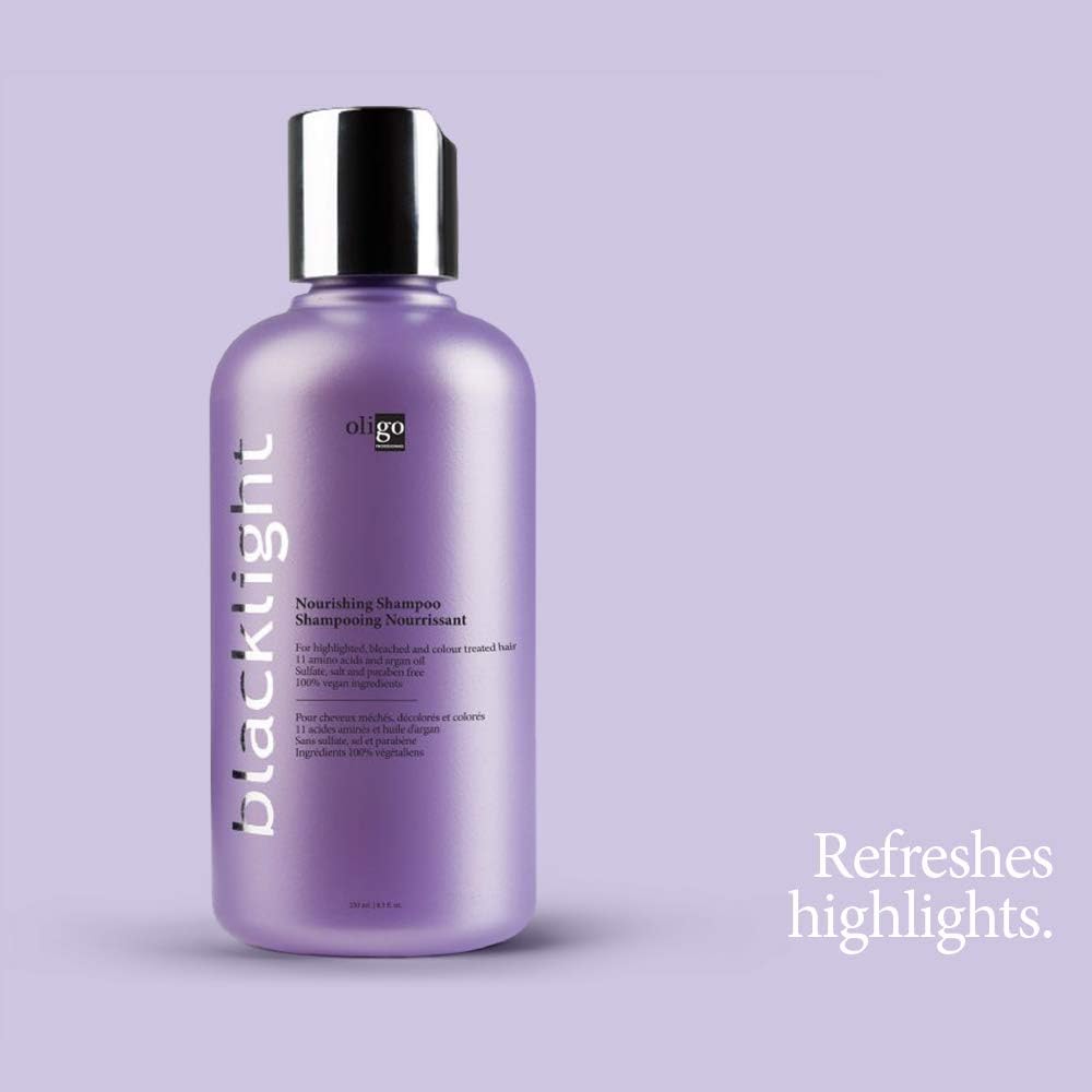 Oligo Professionnel Backlight nourishes color-treated strands with hydration and shine.