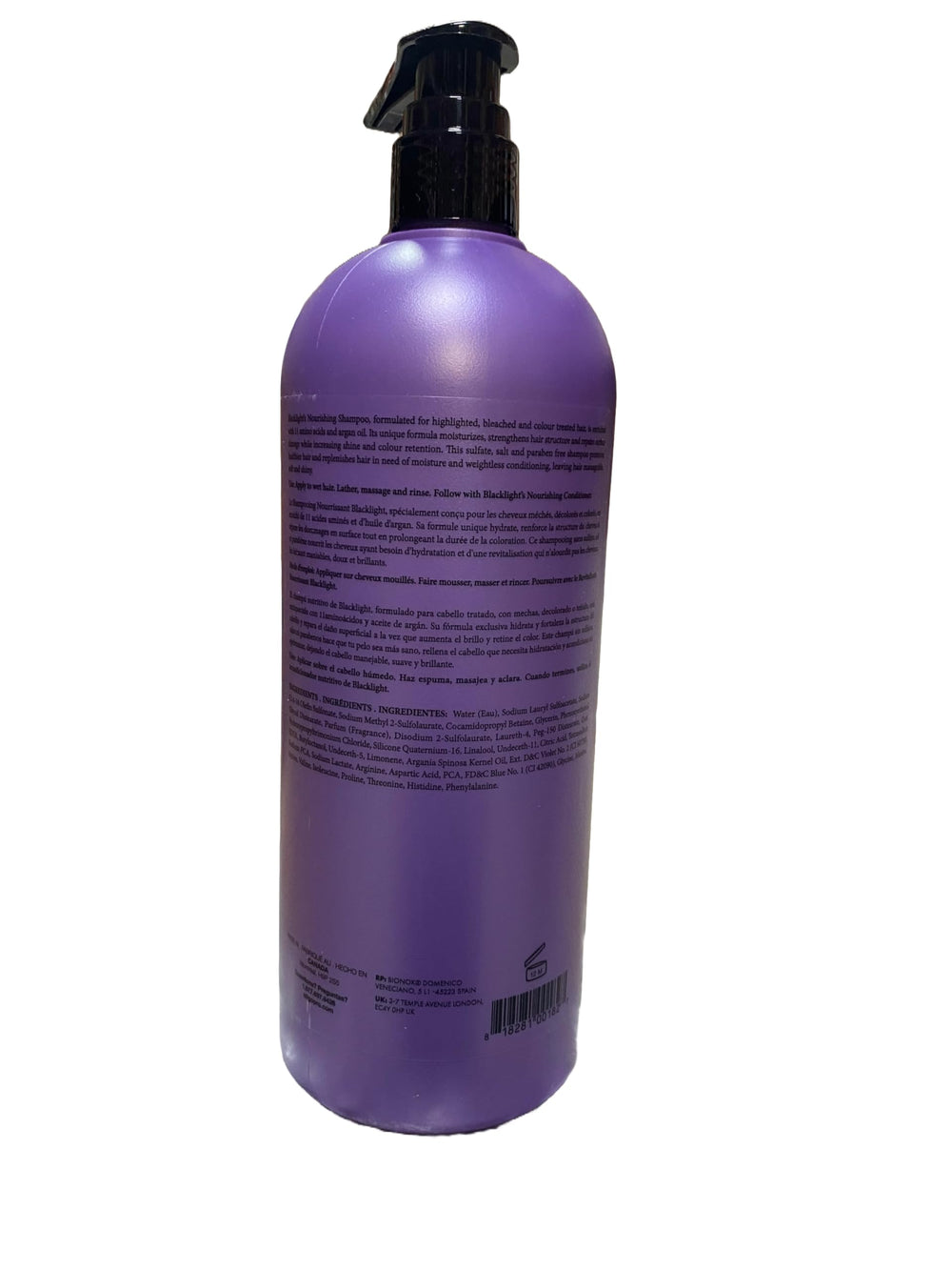 Oligo Blacklight graphic highlights 11 amino acids supporting hair strength.