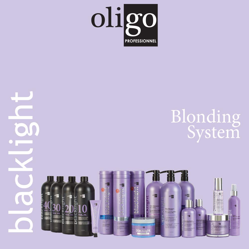 Oligo Professionnel Blacklight 8.5 oz conditioner packaging for routine care