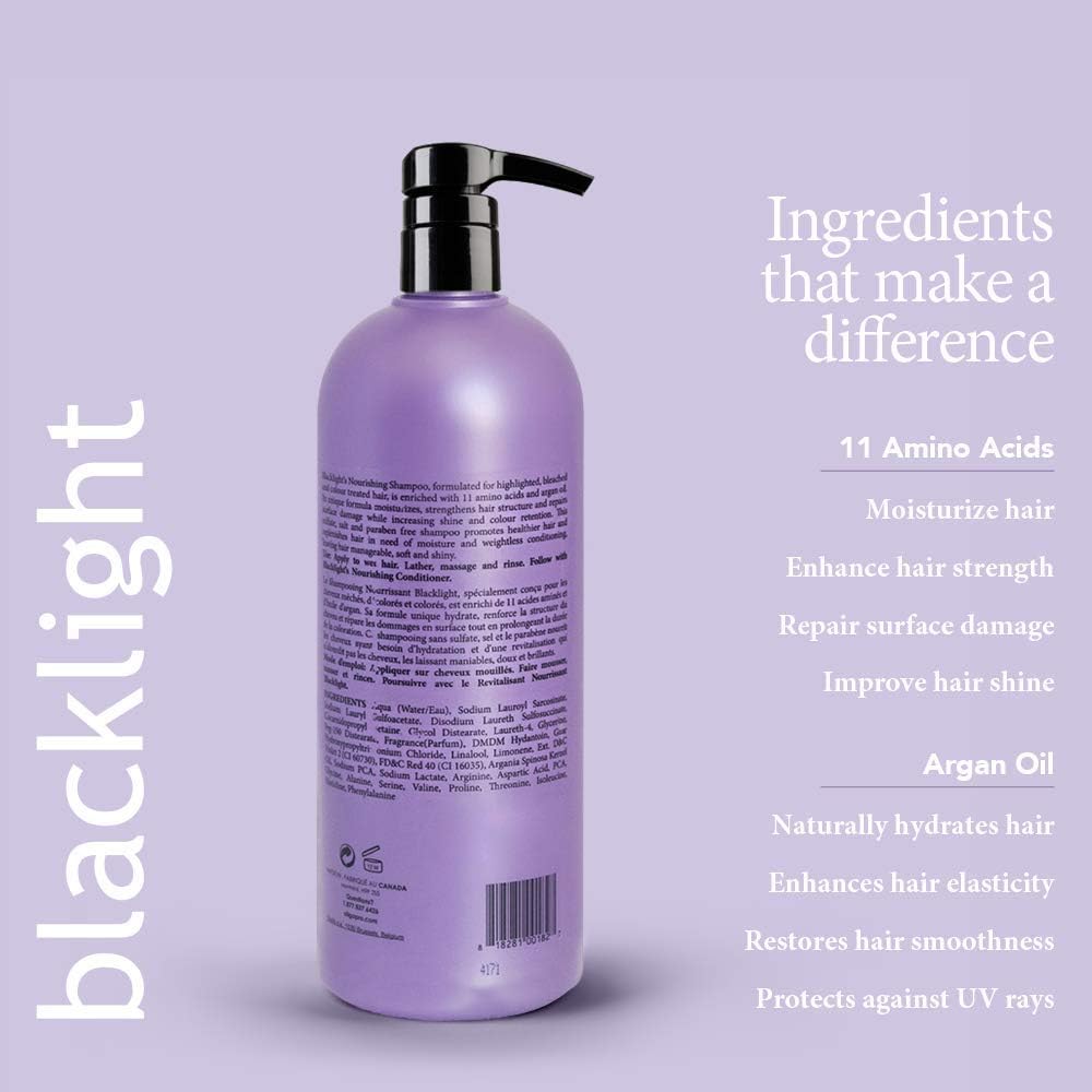 Oligo Professionnel Blacklight Nourishing Shampoo lather forms a gentle foam on scalp.
