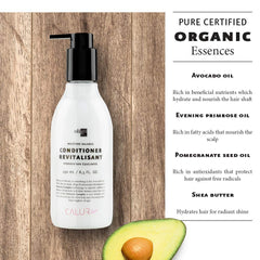 Oligo Professionnel Calura Moisture Balance color-safe shine on dry-looking hair.