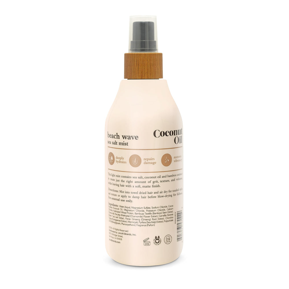 Oliology beach waves texture close-up shows natural movement and grip