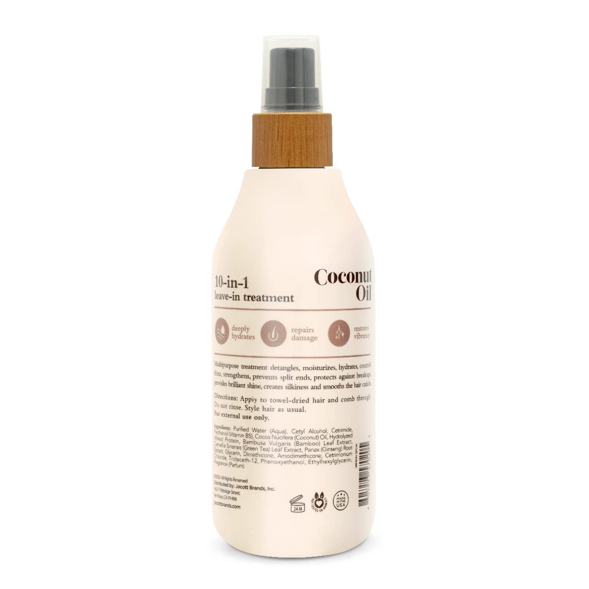 Oliology Coconut Oil 10-in-1 Spray mist delivering frizz control