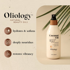 Oliology 10-in-1 Spray imparts brilliant shine on hair