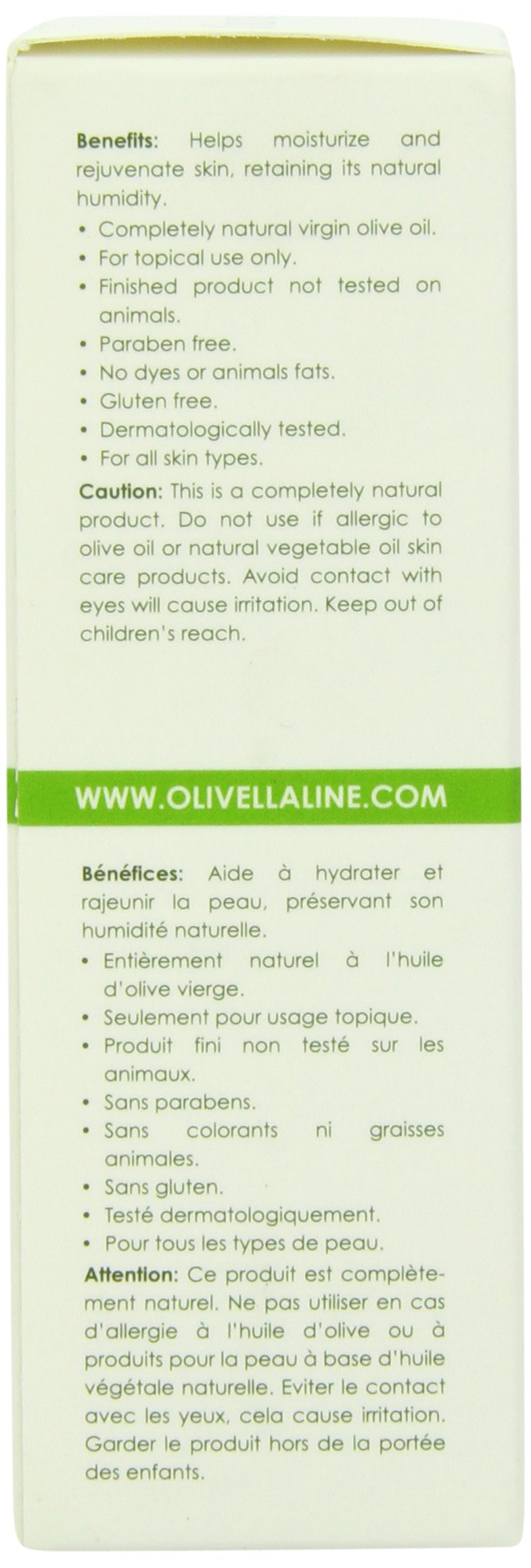 Olivella cruelty-free packaging symbol indicates animal-friendly skincare.