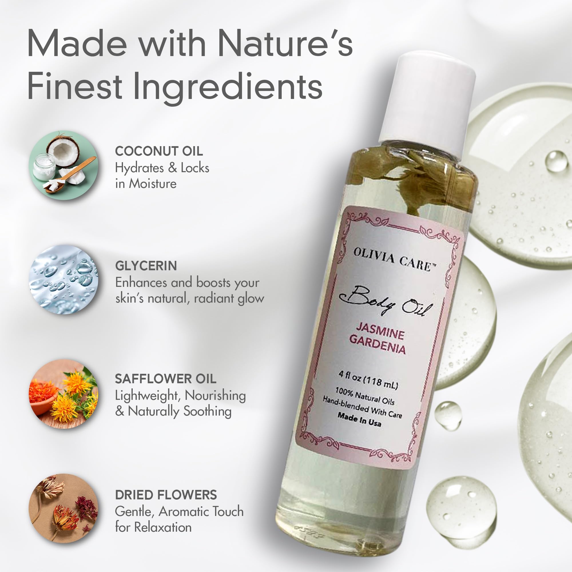 Olivia Care Jasmine Gardenia sunlit jar hints at luxurious hydration routine