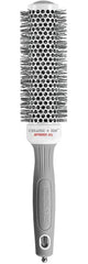 Olivia Garden Ceramic + Ion Speed XL brush angle view for comfortable blowouts.